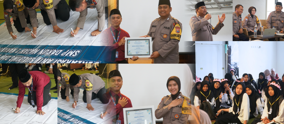 MPLS Day 2: Gandeng Polsek Karangploso dalam Pencegahan Kekerasan, Napza, Judi Online dan Pornografi